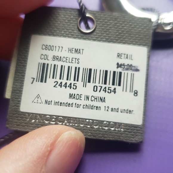 Vinco Camuto metal chain link womens bracelet new - Picture 3 of 6